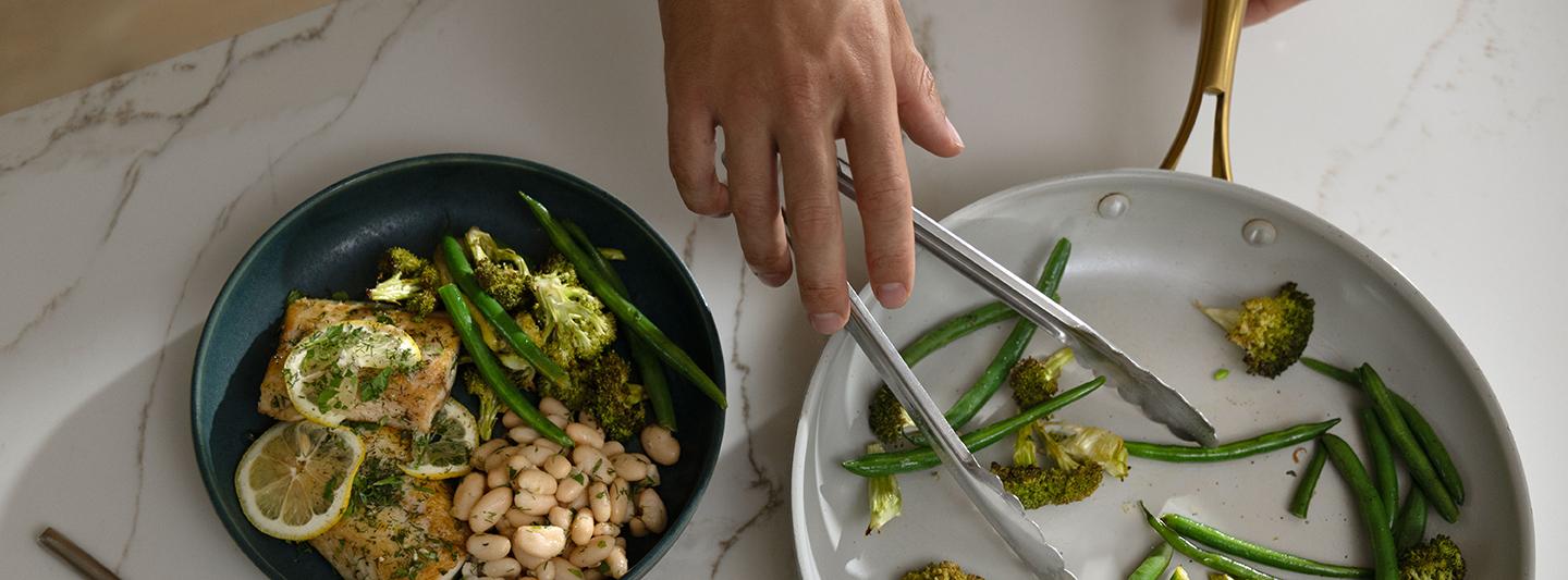 Bowls of food depicting good nutrition