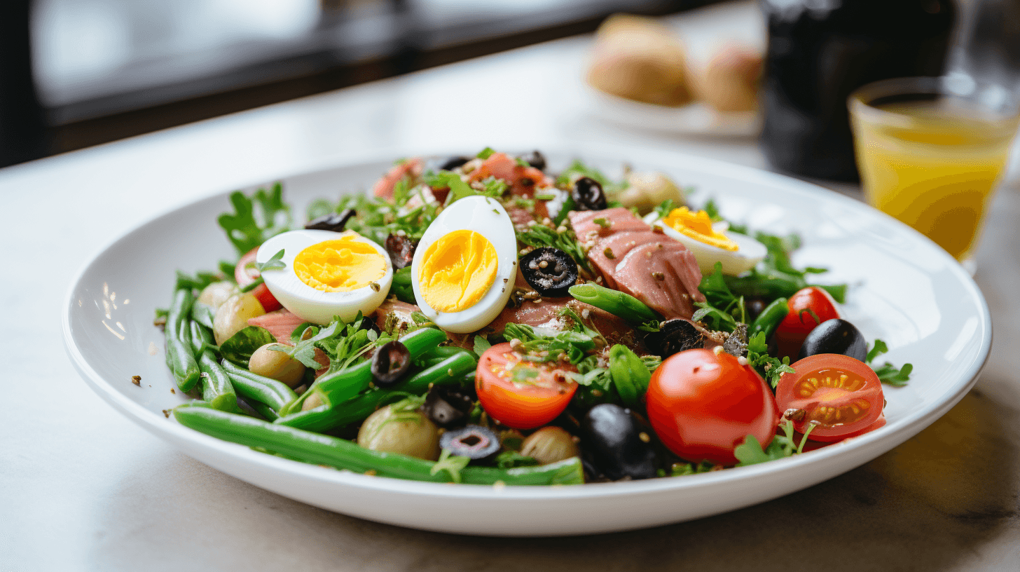 Restaurant-quality salmon niçoise salad recipe